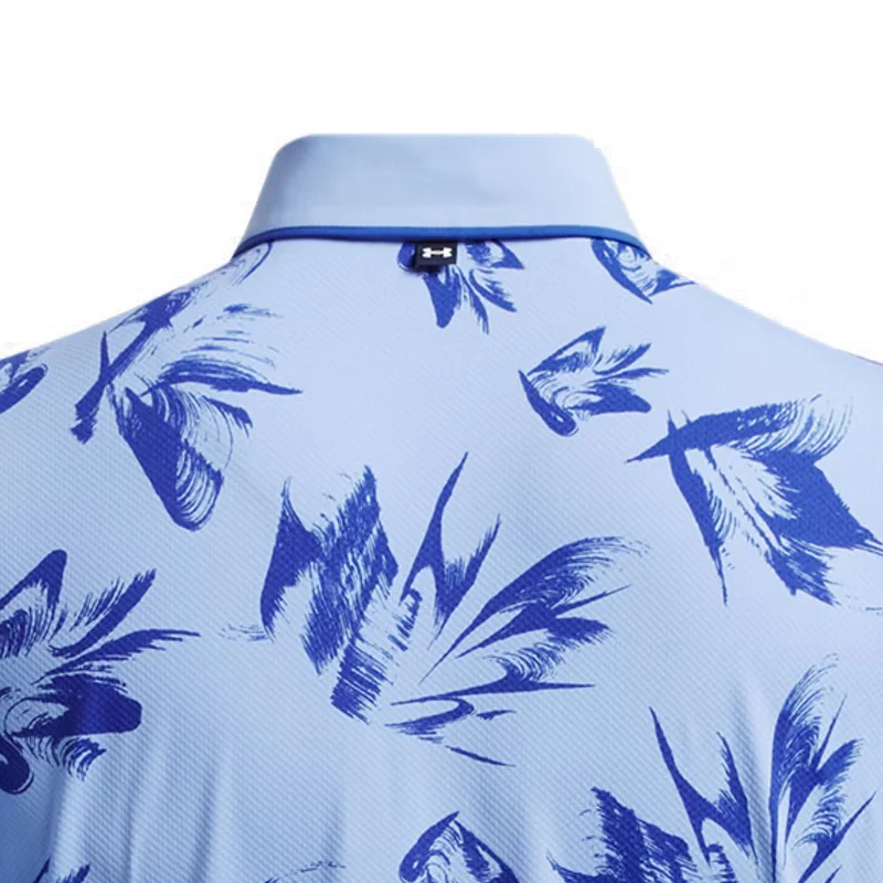 UNDER ARMOUR Iso-Chill Edge Men's Polo (Horizon Blue) - Image 4