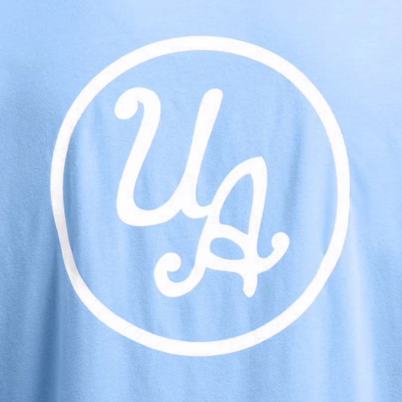 UNDER ARMOUR Golf Script Wordmark Men's T-Shirt (Horizon Blue) - Image 4