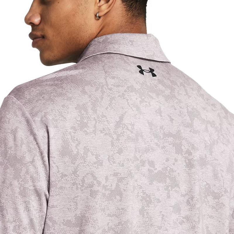 UNDER ARMOUR Playoff 3.0 Line Jacquard Men's Polo (Tetra Grey) - Image 4