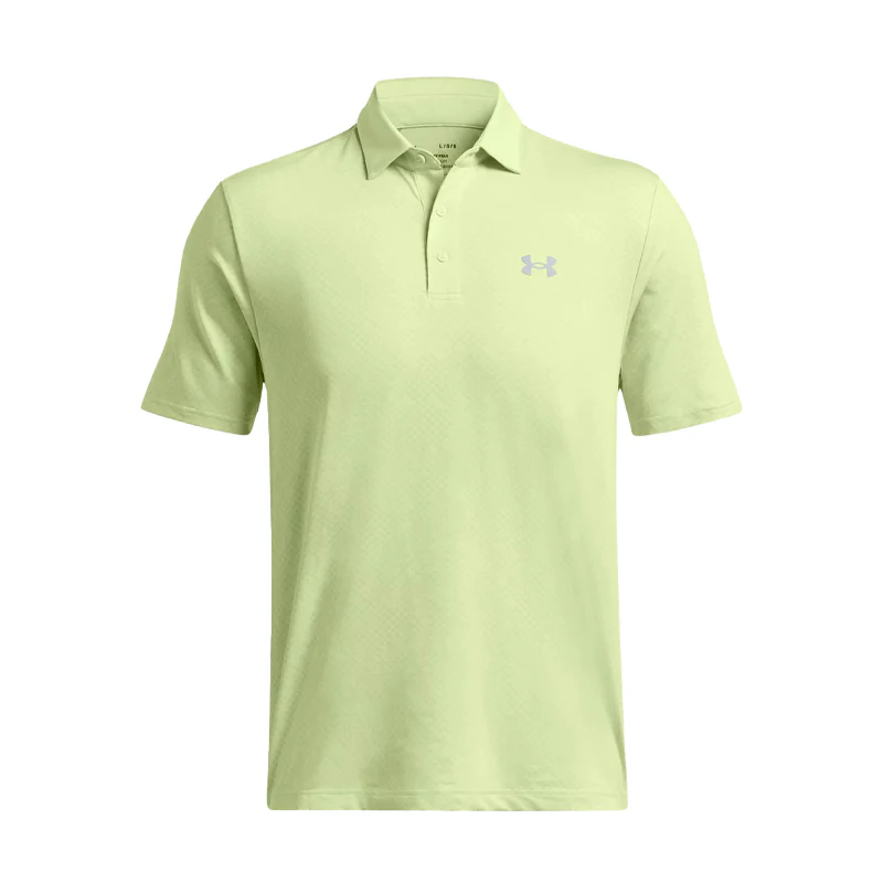 UNDER ARMOUR Playoff 3.0 Check Jacquard Men's Polo (Retro Green)