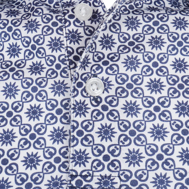 CUTTER & BUCK Men's Mercerized Polo (Dark Purple) - Image 3