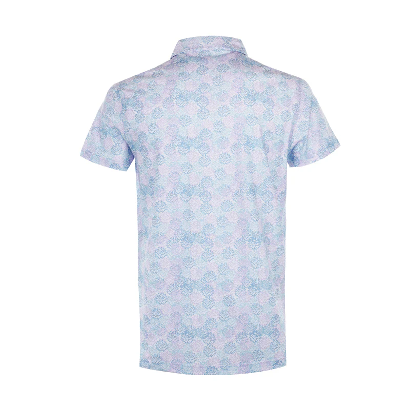 CUTTER & BUCK Men's Mercerized Polo (Multi Blue) - Image 2