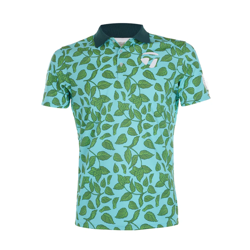 TAYLORMADE Pro Championship 2024 Men's Polo (Light Blue/Green)