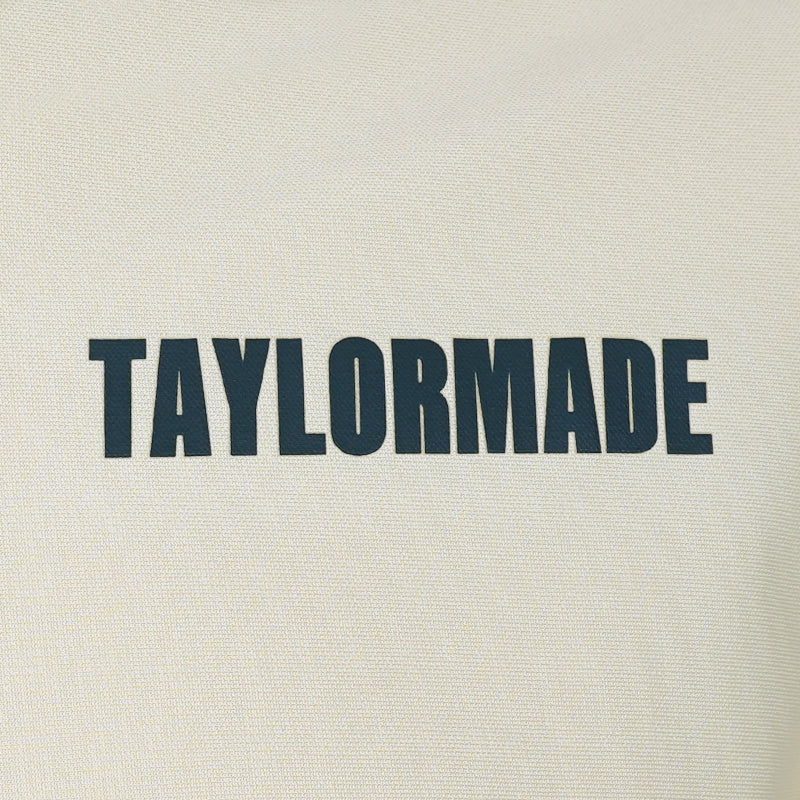 TAYLORMADE Color Block Men?s Polo (Cream) - Image 4
