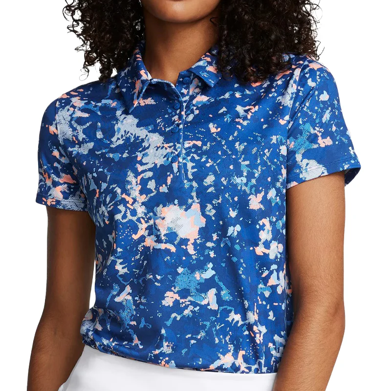 UNDER ARMOUR Playoff 3.0 Printed Women's Polo (Tech Blue) - Image 3