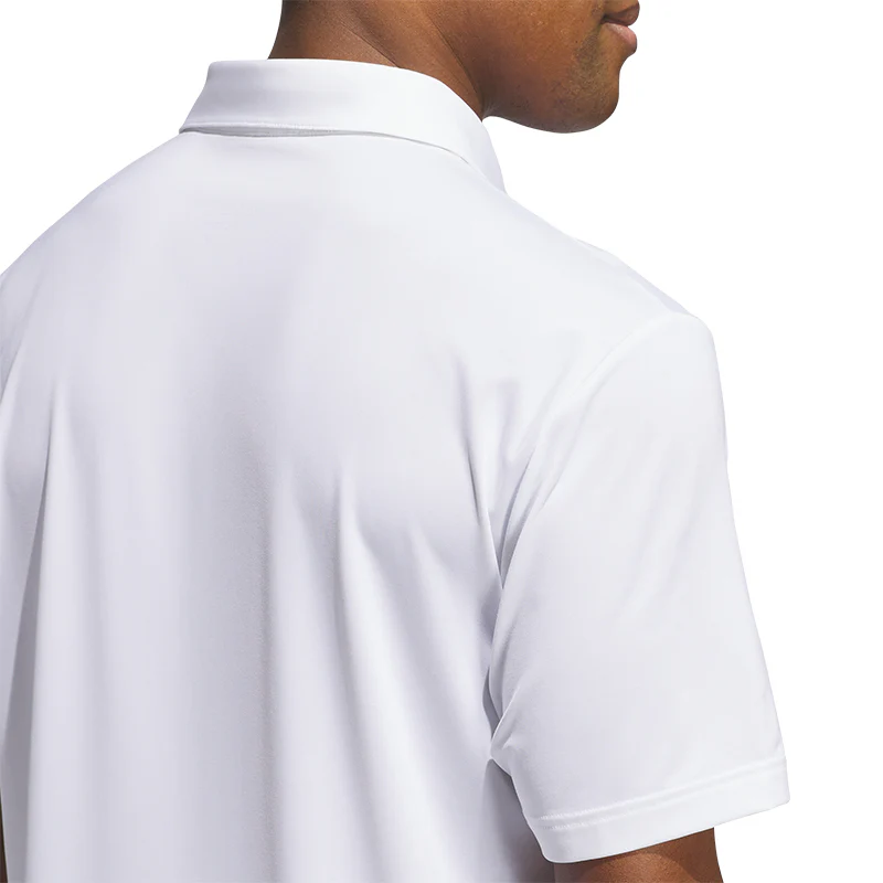 ADIDAS Ultimate365 Solid Men's Polo (White) - Image 4