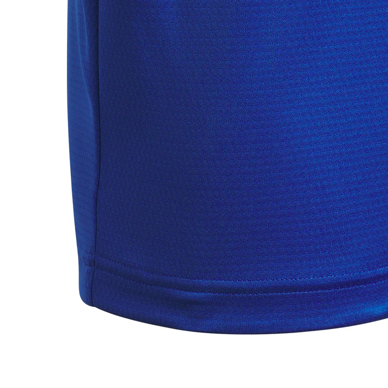 ADIDAS HEAT.RDY Sport Collar Boy's Polo (Blue) - Image 4