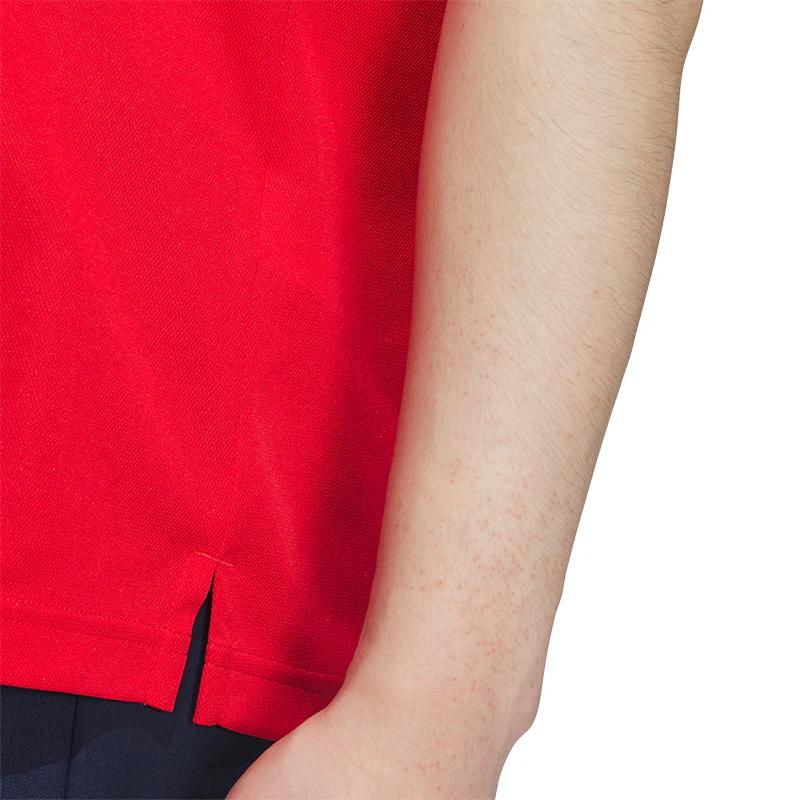 ADIDAS Men's Polo (Red) - Image 3