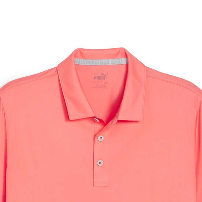 PUMA Gamer Men?s Polo (Melon Punch) - Image 3