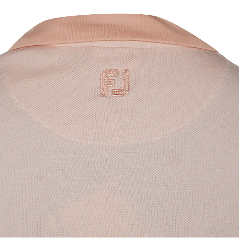 FOOTJOY Birdseye Women?s Open Placket Polo (Sunset) - Image 3