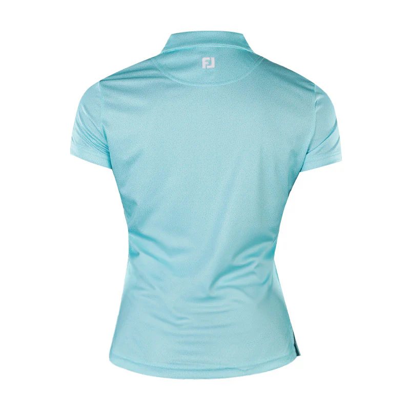 FOOTJOY Dot Print Women's Polo (Aqua) - Image 2