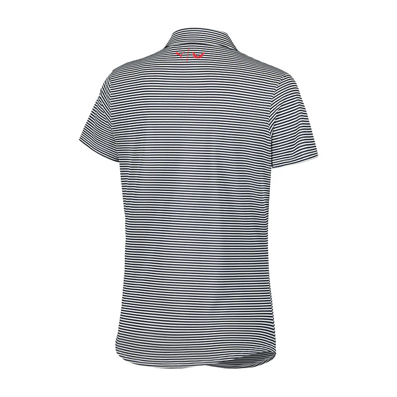 PUMA Volition Pique Stripe Women's Polo (Navy/White) - Image 2