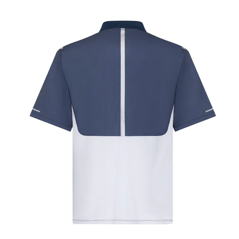 MANORS Frontier Men's Quarter Zip Polo (Navy) - Image 2