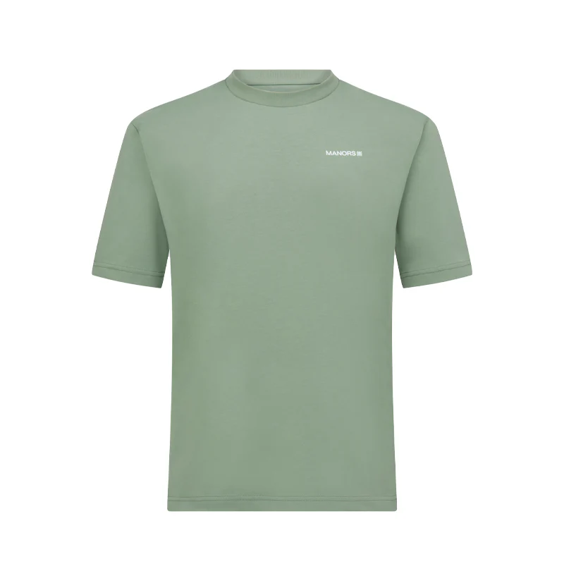 MANORS Logo Men?s T-Shirt (Green)