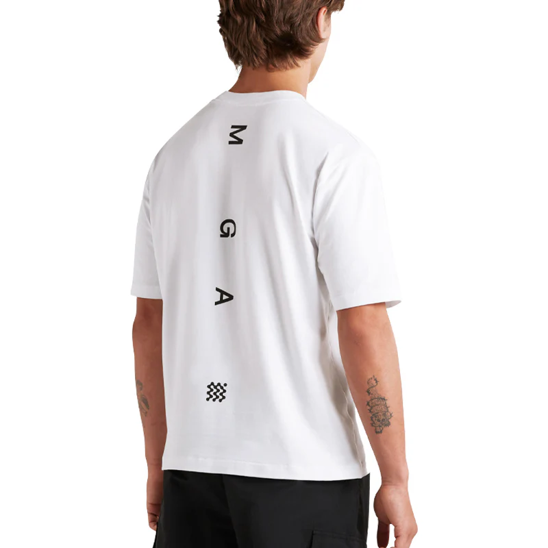 MANORS MGA Men's T-Shirt (White) - Image 4