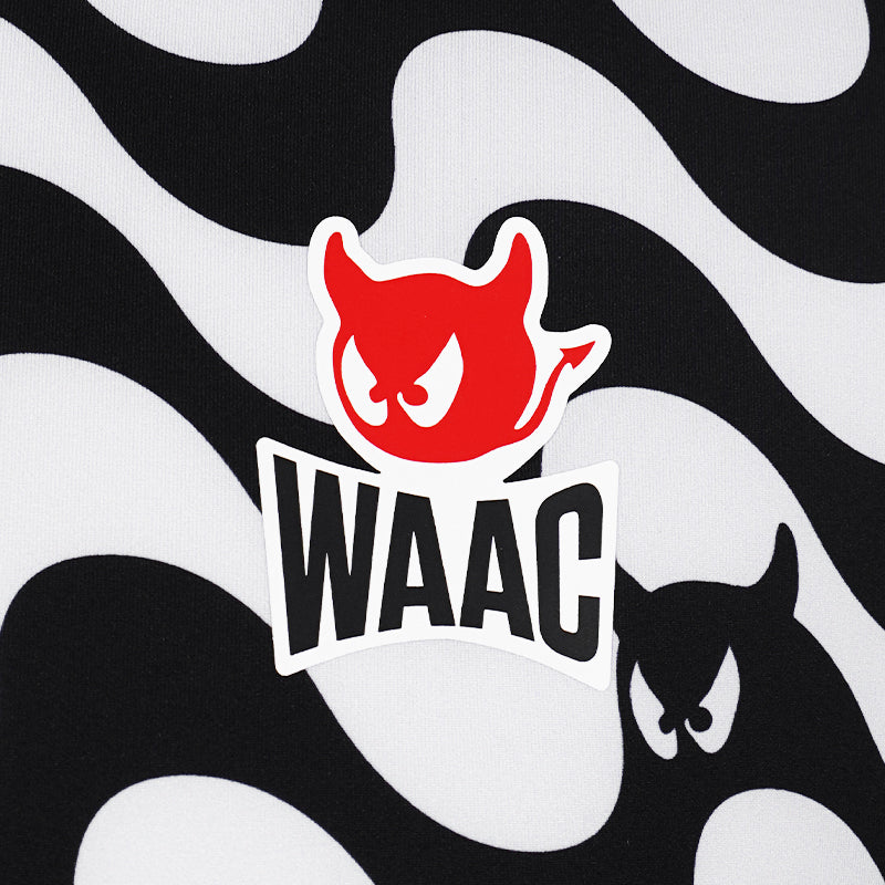 WAAC x Iron Heads Wave Waacky Men's Polo (Black) - Image 4