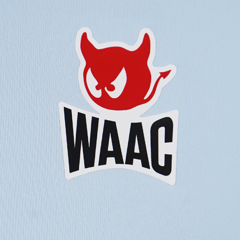 WAAC x Iron Head Essential Men's Polo (Blue Heather) - Image 4