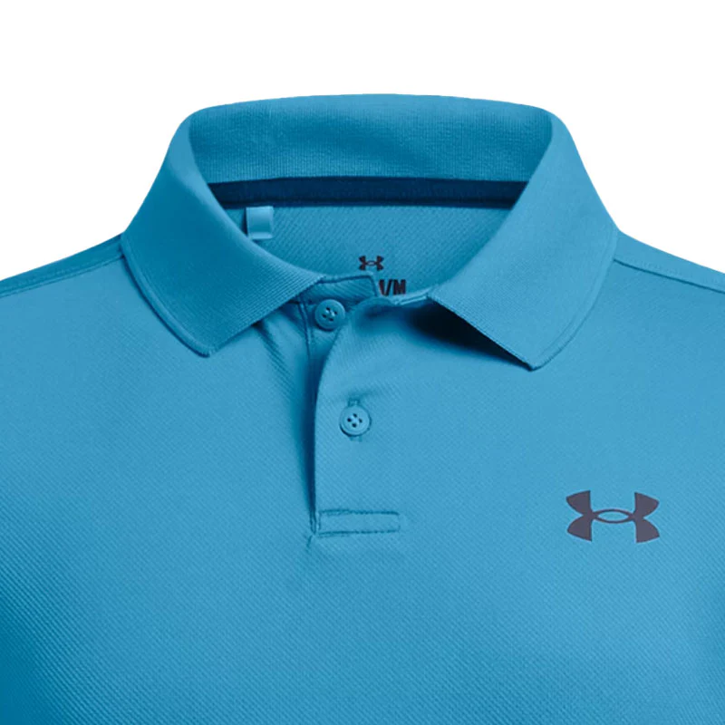 UNDER ARMOUR Performance Boy's Polo (Ether Blue) - Image 3