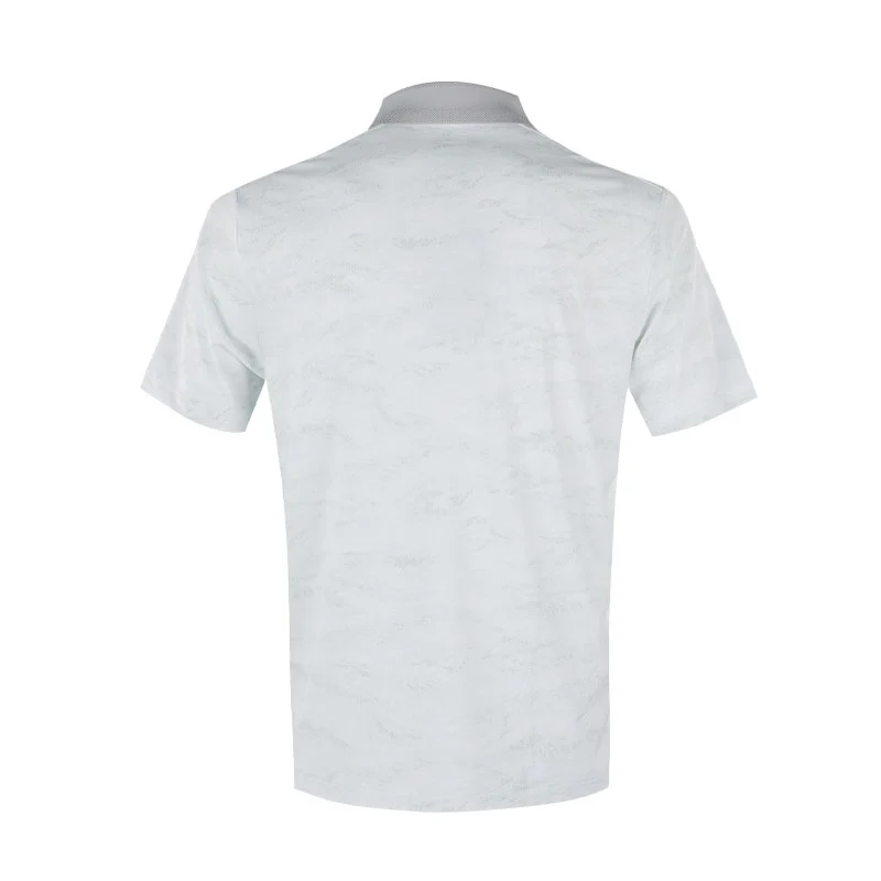 UNDER ARMOUR Drive Chill Printed Men's Polo (White) - Image 2