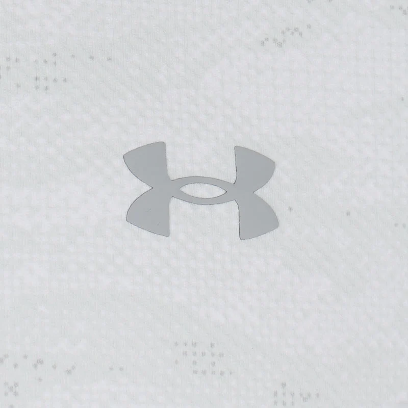 UNDER ARMOUR Drive Chill Printed Men's Polo (White) - Image 4