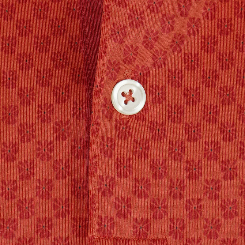 PUMA MATTR Micro Florals Boy's Polo (Red Fire) - Image 3
