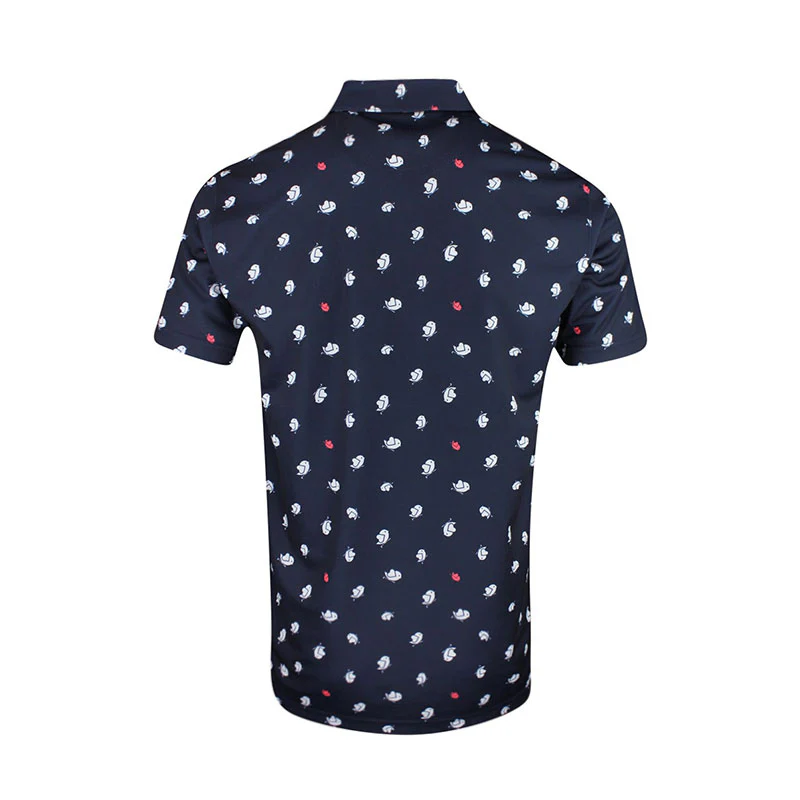 PUMA Pure 2.0 Birdies Men's Polo (Deep Navy/White) - Image 2