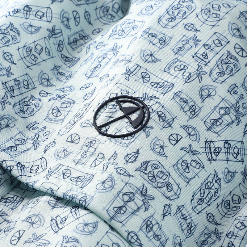 PUMA x Arnold Palmer Sketch Men's Polo (Peaceful Blue) - Image 4