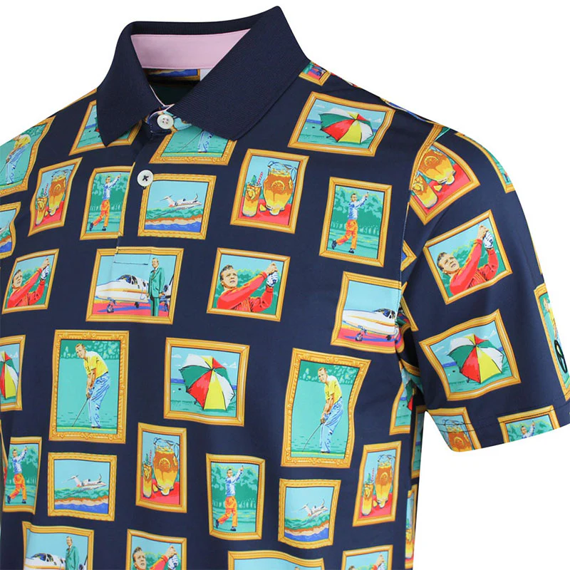 PUMA x Arnold Palmer Men's Polo (Deep Navy) - Image 3