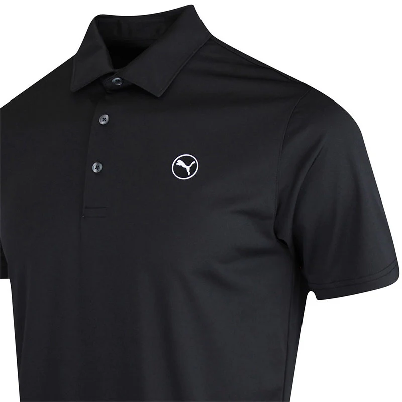 PUMA Pure 2.0 LC Men's Polo (Black) - Image 4