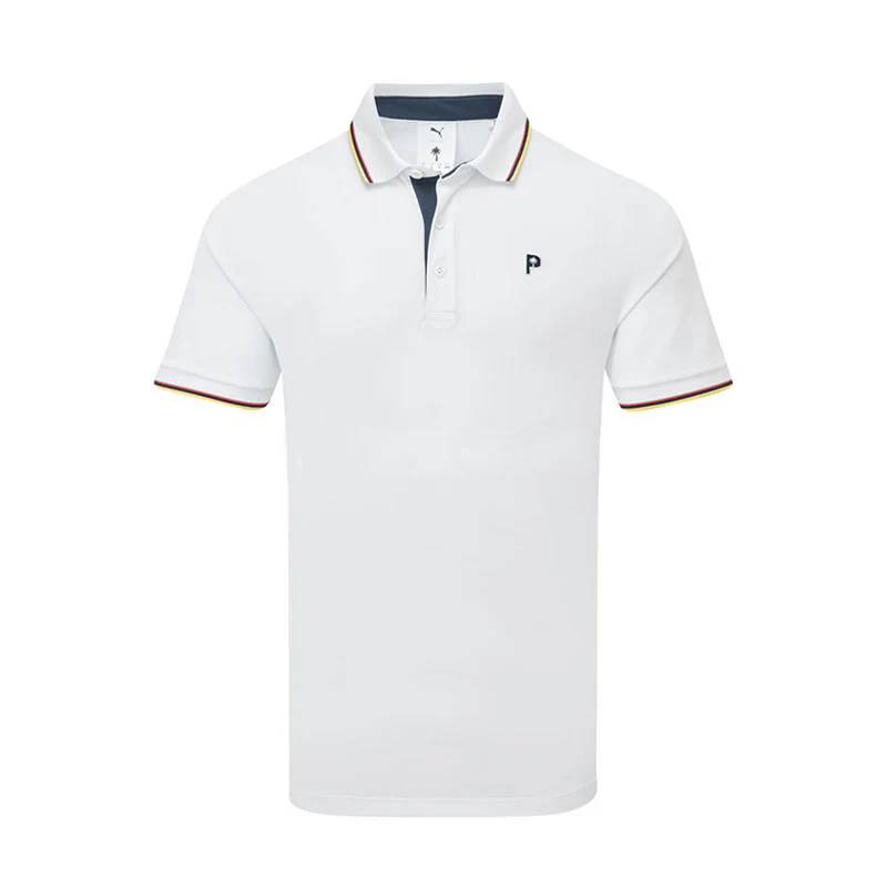 PUMA x PTC Tipped Men's Polo (White Glow)