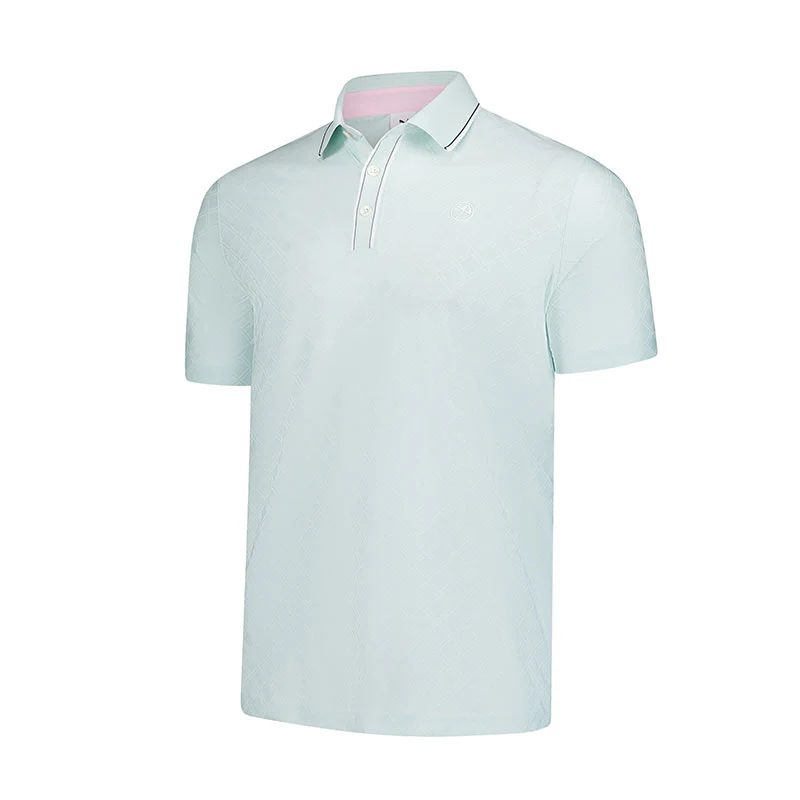 PUMA x Arnold Palmer Tipped Jaquard Men's Polo (Peaceful Blue)