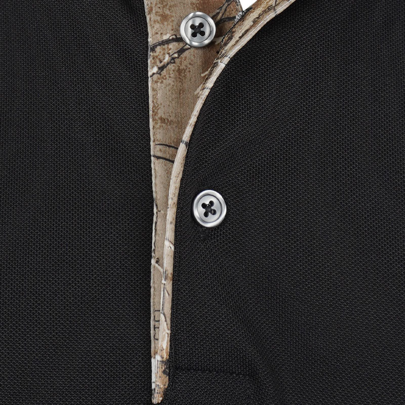 PUMA x Realtree Tipped Men's Polo (Black) - Image 3