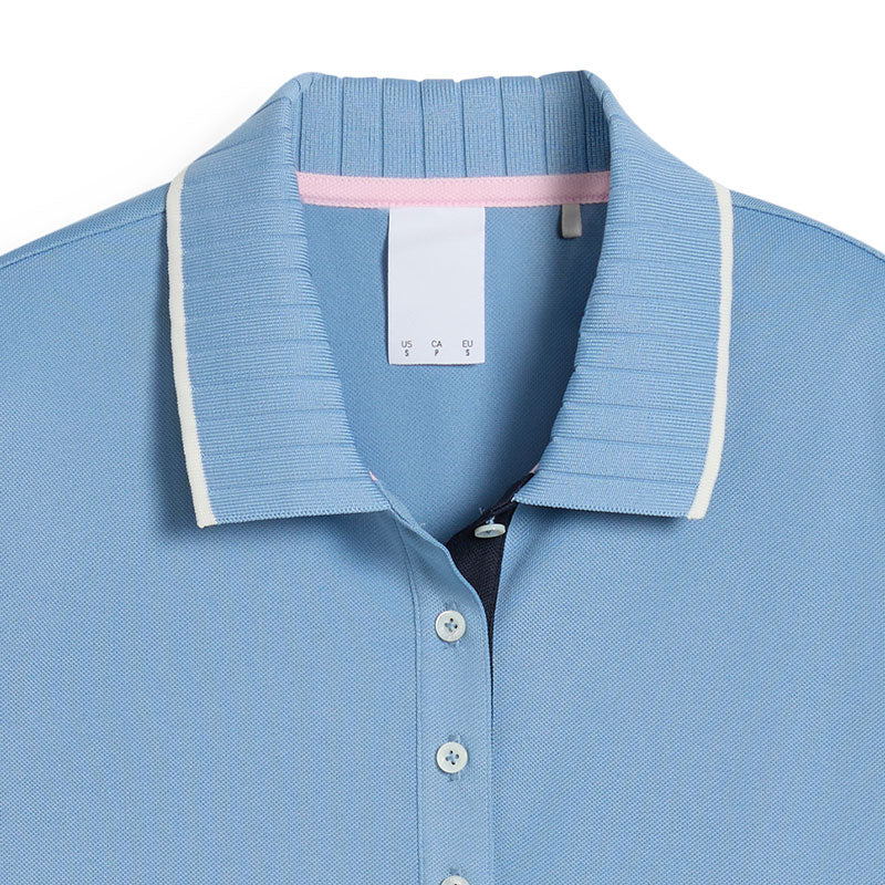 PUMA x Arnold Palmer Women's Pique Polo (Zen Blue) - Image 3