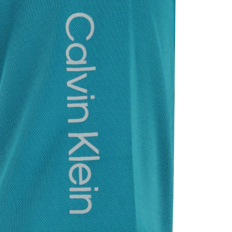 CALVIN KLEIN Club Men's Polo (Sea Green) - Image 4