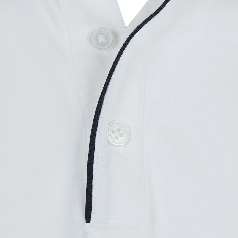 CALVIN KLEIN San Marcos Men's Polo (White) - Image 3