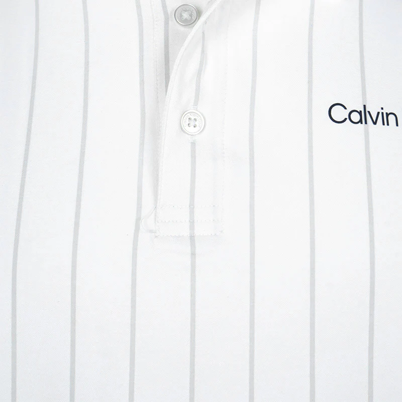 CALVIN KLEIN Cape Club Men's Polo (White) - Image 3