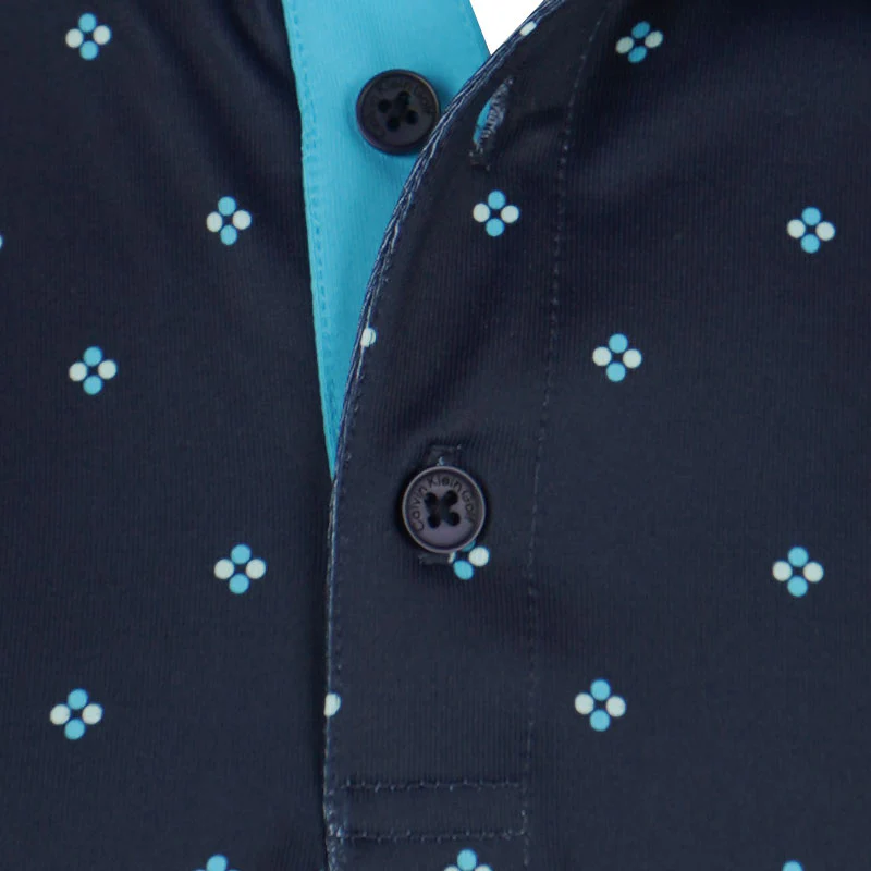 CALVIN KLEIN Riverton Men's Polo (Navy) - Image 3