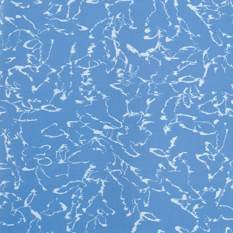 CALVIN KLEIN Harmony Printed Women's Polo (Cornflower Blue) - Image 4