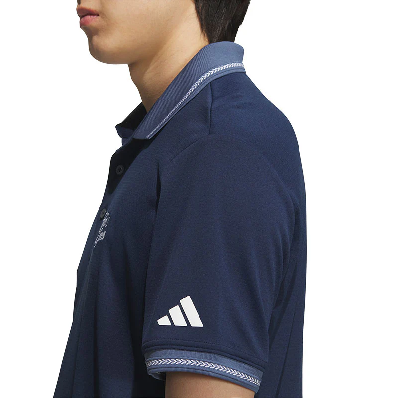 ADIDAS HEAT.RDY Men's Polo (Navy) - Image 4