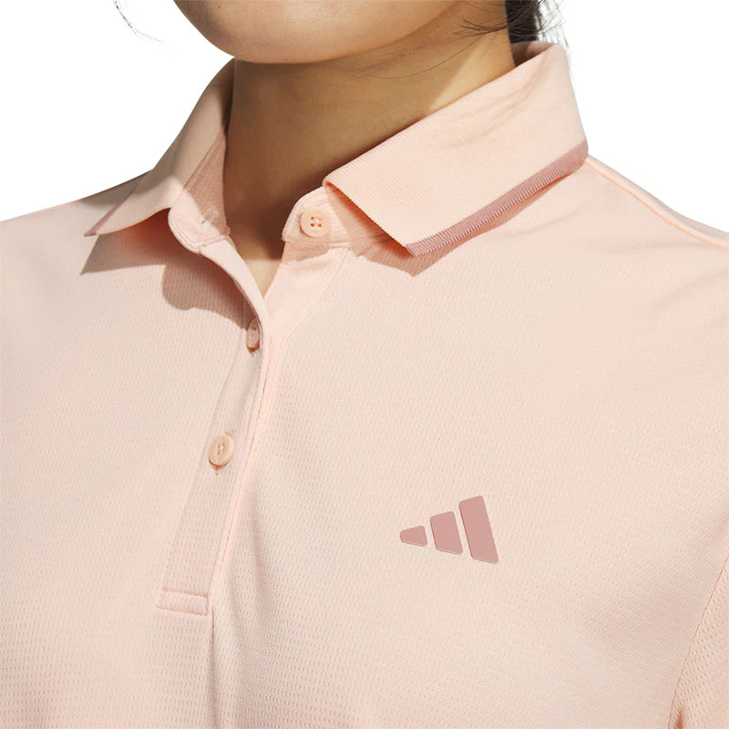 ADIDAS AEROREADY 3-Stripes Men's Polo (Coral) - Image 3
