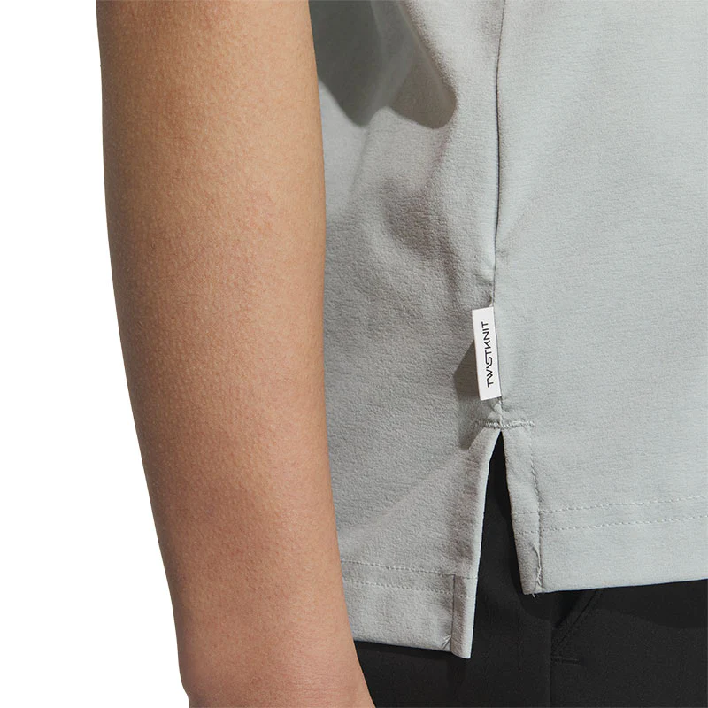 ADIDAS TWISTKNIT Men's Polo (Silver) - Image 4