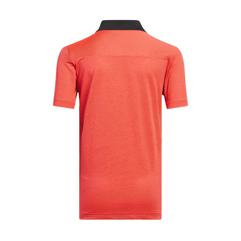 ADIDAS Ottoman Striped Boy's Polo (Red) - Image 2