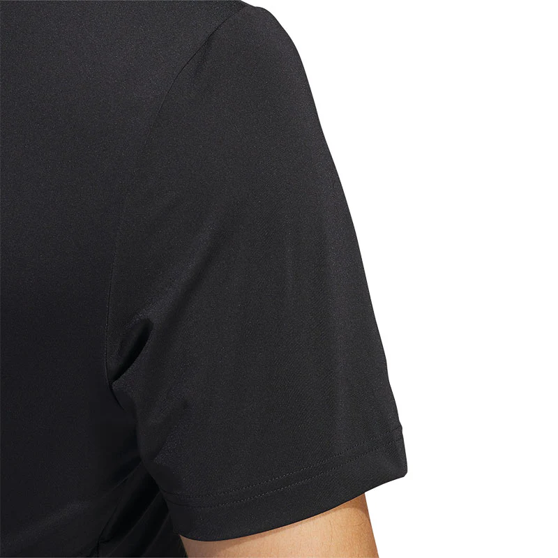 ADIDAS Ultimate365 Solid Men's Polo (Black) - Image 4
