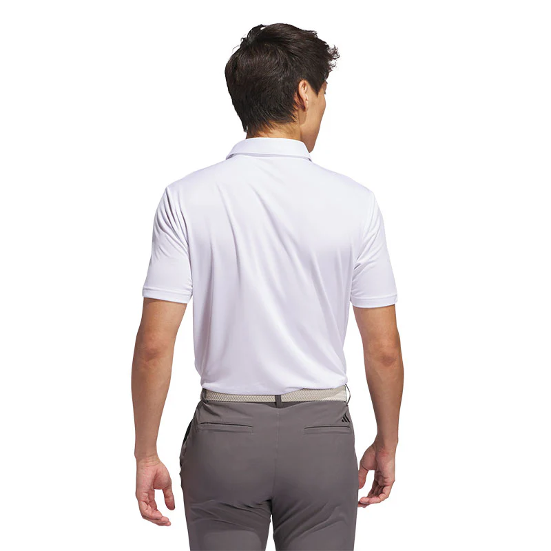 ADIDAS Core Chest Stripe Men's Polo (White) - Image 2