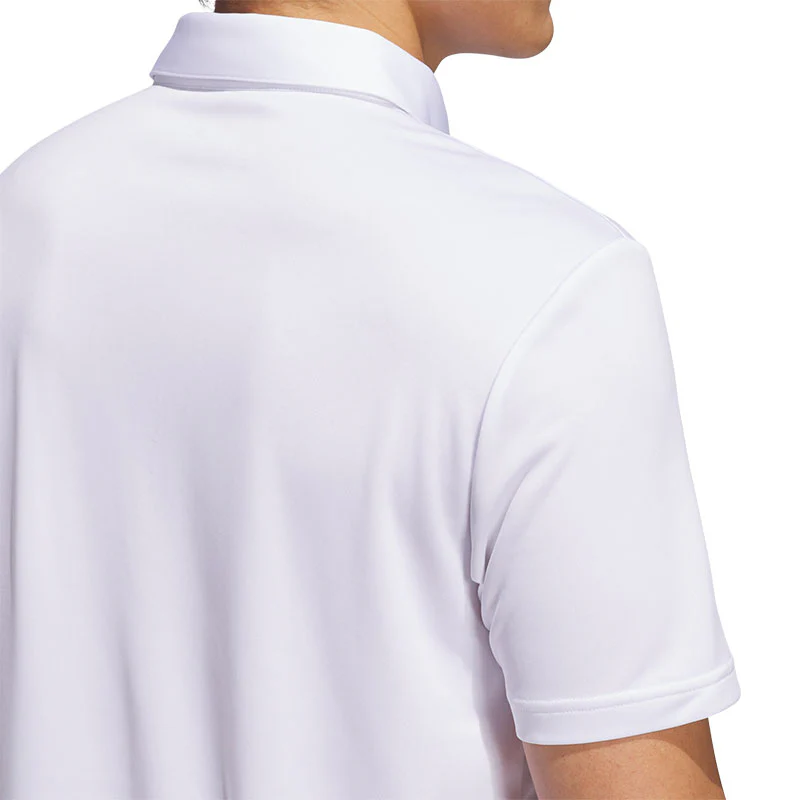 ADIDAS Core Chest Stripe Men's Polo (White) - Image 4