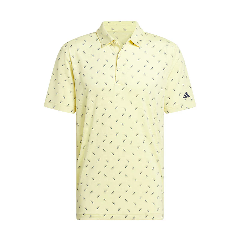 ADIDAS Ultimate365 Printed Mesh Men's Polo (Yellow)