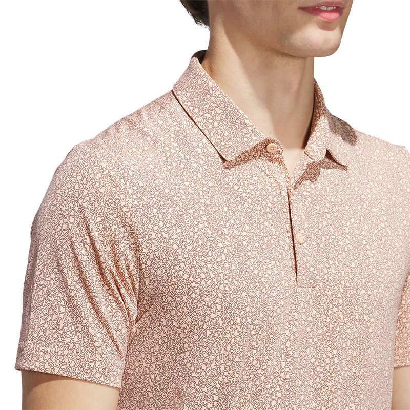 ADIDAS Ultimate365 Bunker Men's Polo (Coral) - Image 3