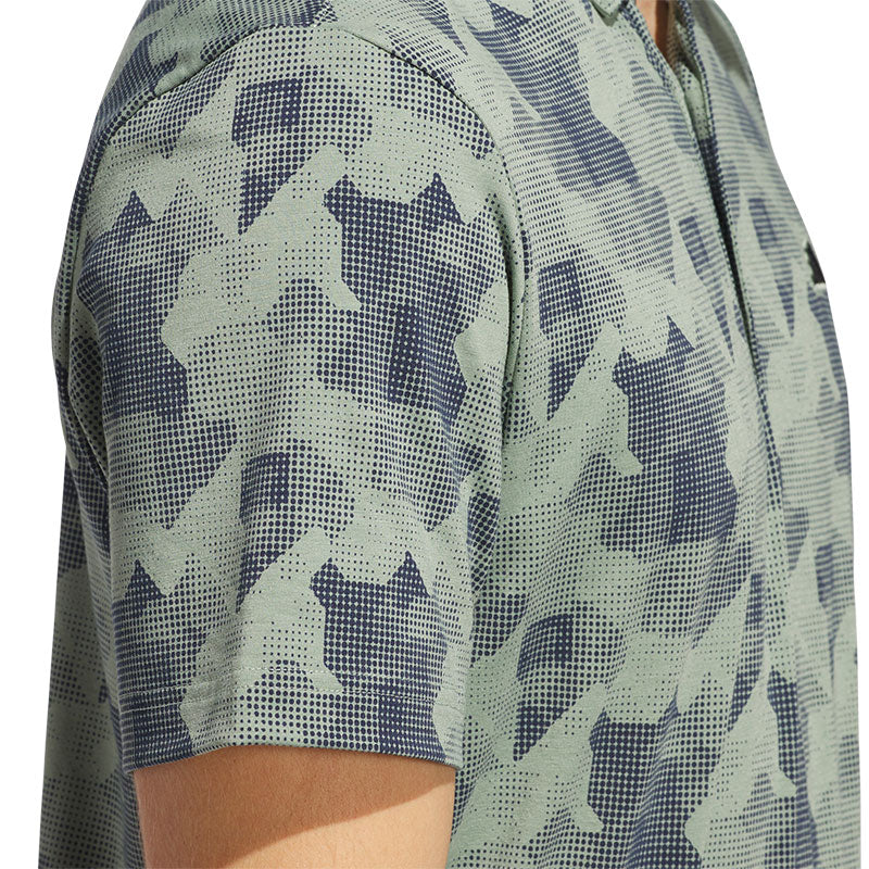 ADIDAS Go-To Printed Men's Polo (Green) - Image 4