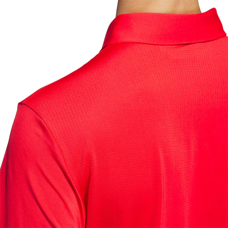 ADIDAS Ultimate365 Hybrid Men's Polo (Ruby) - Image 4