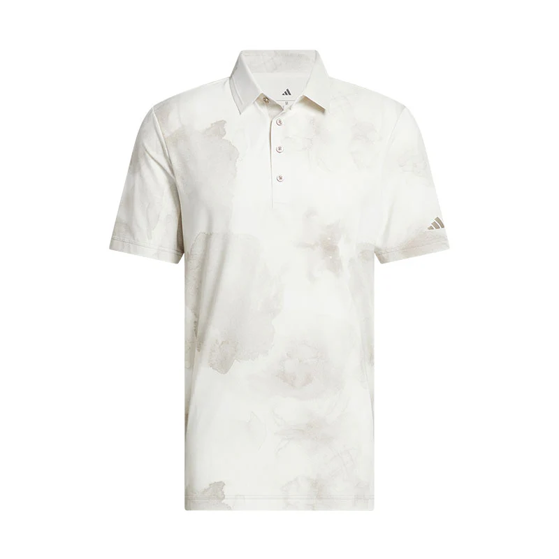 ADIDAS Ultimate365 Printed Cool Feeling Tour Men's Polo (Grey/White)